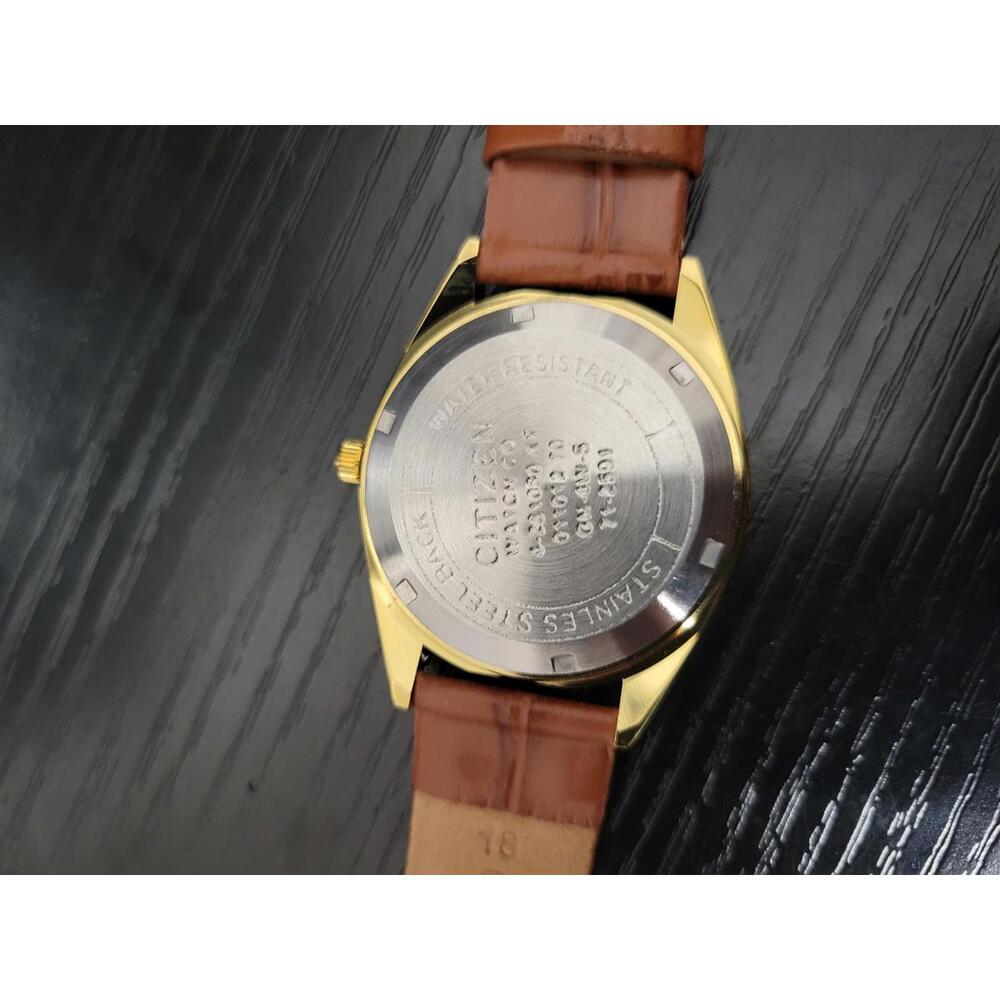 RARE Pristine Vintage Citizen‎ Eagle 7 Men's Automatic Leather Watch - Picture 6 of 6